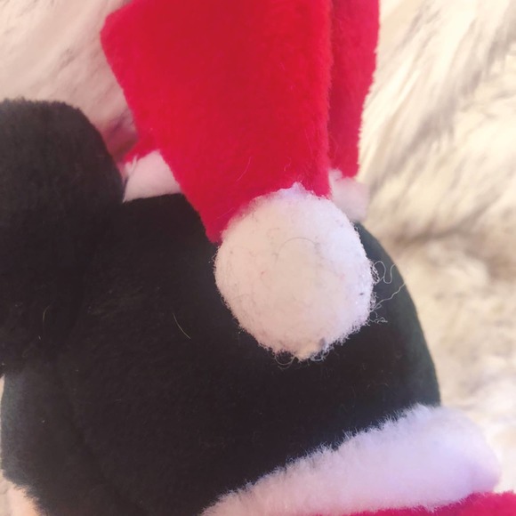 Vintage Disneyland Disney Santa Mickey Mouse Plush - Picture 5 of 8